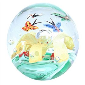 Rêve Boule (73) – Presse-papier Motif papillons – La main