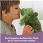Tortue verte peluche bouillotte déhoussable Habibi plush