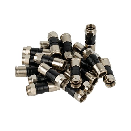 tsnetworks 20 pcs. F Fiche pour câble coaxial 6