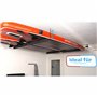 4boarder Support de Plafond Double-Sup - Support Mural pour Sup - Planche de Surf - Longboard - Ondulation - Noir