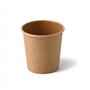BIOZOYG 50x gobelets jetables 100 ml / 4 oz, Ø 62 mm marron - gobelet carton sans plastique et en matériaux durables - gobelet c