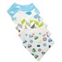 talinu set de 5 bavoirs bandana