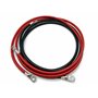 eXODA Câble de batterie 200cm câble d'alimentation en cuivre 35 mm² avec cosses à œillets M10