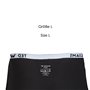 Ted Williams Lot de 6 Boxers Noir Homme, Coton, Taille L, Confortable et élastique - Boxer Shorty Homme - sous-vêtements pour Ho