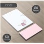 Papier à lettres mariage I papier à lettres avec enveloppes I 50 feuilles de papier DIN A4 I motif rose I vintage I Saint-Valent