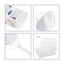 HD Fitness H&D MedeCare HDCM01 protection respiratoire FFP2 NR masques avec clip de protection 5 couches séparés boite à 10 pièc
