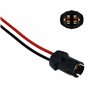 W5W T10 194 W3W Support de Douille Ampoule caoutchouc Connecteur T10 W5W WY5W Adaptateur Prise Phare Lampe femelle feux clignota