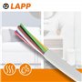 Lapp 0028508 LiYY Câble de commande 10 m 8 x 0,5 mm² I Câble de données I Câble d'extension LED I Câble de signal 8 fils I Câble