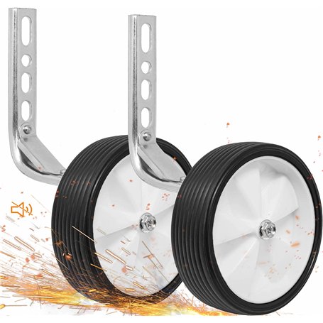 PROMETHEUS BICYCLES Petite Roue Velo Enfant Universel | 12 14 16 18 Pouces Roulette Velo Enfant | Stabilisateurs vélos - Constru