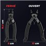 Optio Cycle Pince Chaine Vélo - Outil Dérive Chaine Vélo | Compatible Shimano, SRAM, KMC | Pince Attache Rapide Chaine Vélo 5-12