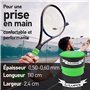 G-Lueck Lot de 27 Overgrips de Tennis très adhérent | Talent Grip | Épaisseur 0,50-0,60 mm | Surgrips pour Raquettes de Tennis, 