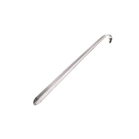 biped chausse-pied en métal - chausse-pied haut de gamme très stable de 42 cm de long - avec crochet et trou pour une suspension