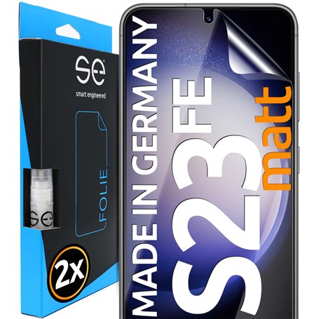 2x se® Film de Protection 3D Antireflet pour Samsung Galaxy S23 FE