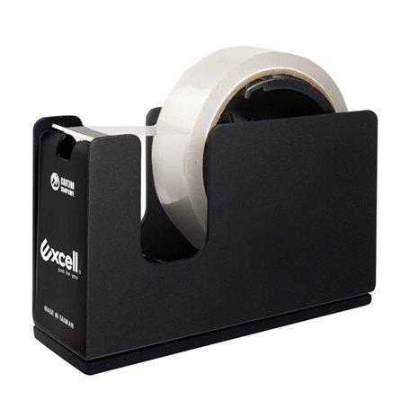 Dévidoir de ruban adhésif de bureau Excell Dualcore (noyau 25/75 mm) avec base en métal robuste