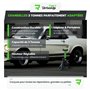 DRIVEUPTOOLS Chandelles Voiture 3T avec Tampon en Caoutchouc | Ensemble de 2 Chandelles Stabilisateurs | Hauteur de Levée 28-42