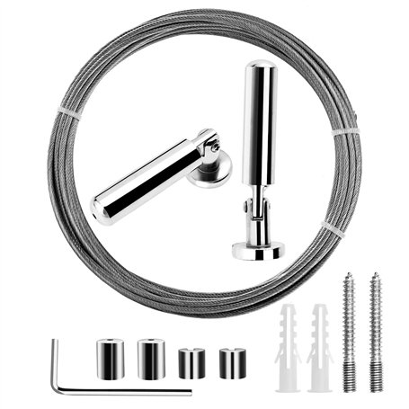 OTOTEC Rideau en Fil de Fer Image Ensemble de Montage Mural Suspendu Ligne Remplacer