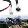 OTOTEC Câble Adaptateur d'alimentation Moto 12 V Compatible avec Yamaha Tenere XTZ 700 2018-2023 Prise