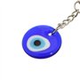 EMSea 20 PCS Turc Bleu Mauvais Œil Porte-clés Artisanat Porte-clés en Verre avec Porte-clés Suspendu Ornement Charmes Pendentifs