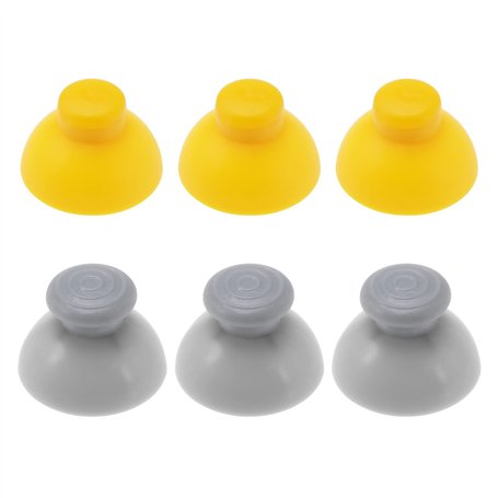 EMSea 6pcs Capuchons de Joysticks Analogiques Remplacement Compatible avec Nintendo GameCube Contrôleur Accessoires de Couvertur