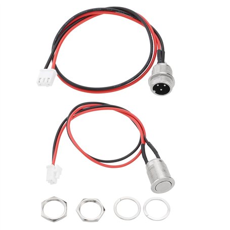 EMSea Connecteur de Port de Charge en Ligne à 3 Broches et 2 Fils Port de Charge pour Hoverboard Prise de Scooter Électrique Cha