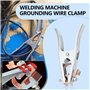 EMSea 2 Pièces 200A Pince de Terre de Machine de Soudage Pince de Terre de Soudage en Cuivre Galvanisé pour Machine de Soudage é