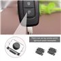 YINETTECH Micro-Interrupteur de Télécommande pour Clé de Voiture à 4 Broches Micro Bouton-Poussoir Remplacement Compatible avec 