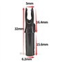 Ocnvlia Lot de 60 flèches de tir à l'arc ID 6,2 mm Flèches à came Insert Tagel pour bricolage tir de chasse flèches connexion ar