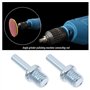 VGOL Lot de 2 adaptateurs de forage M14 filetés sur tige ronde 8 mm - Pour perceuses - Accessoires de rechange - Longueur : 45 m