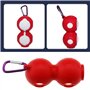 VGOL 2pcs Porte-Balle de Golf avec Boucle à Clip de Suspension Pochette en Silicone Souple pour Balle de Golf Portable Étui de P