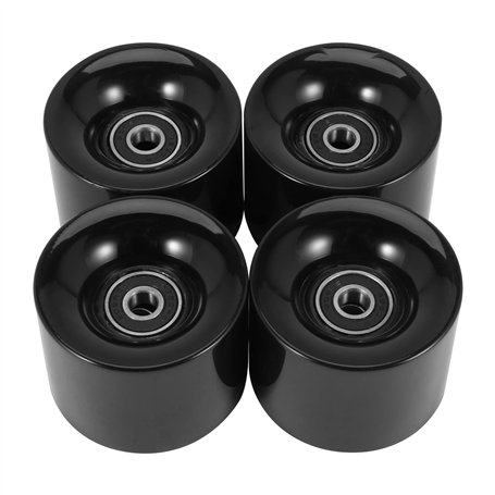 Giilayky Pack de 4 Roues de Skate 60Mm + ABEC-9 Bearing Steel et Spacers Cruiser Wheels