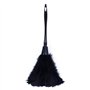 Geieold 1 Pc Plumeau De Dinde À La Mode avec Poignée en Plastique Noir Outil De Nettoyage (Noir) 35Cm