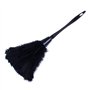 Geieold 1 Pc Plumeau De Dinde À La Mode avec Poignée en Plastique Noir Outil De Nettoyage (Noir) 35Cm