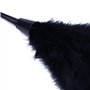 Geieold 1 Pc Plumeau De Dinde À La Mode avec Poignée en Plastique Noir Outil De Nettoyage (Noir) 35Cm