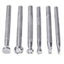 YEHEI 6 PièCes SéRies en Cuir Estampage Outils en Cuir de Travail Selle Faire des Timbres Ensemble SpéCial Forme Timbre PoinçOn