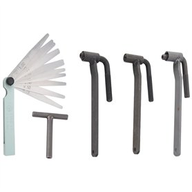 Tagtight Universel Outil de Réglage de Soupape de Moteur de Moto, Clé à Vis de Soupape, Clé de Type T de 8 Mm, 9 Mm, 10 Mm, Jaug Tagtight Universel Outil de Réglage de Soupape de Moteur de Moto