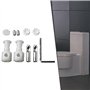 IMCCZONY Kits de Fixation pour Toilettes Suspendues Vis de Fixation Boulons de Fixation Mural Universel Boulons de Fixation pour