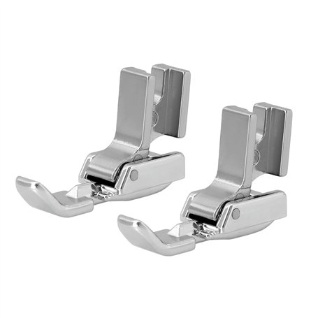 ECSiNG Lot de 2 Pieds Presseurs pour Fermeture éclair de Machine à Coudre 7306-2L Pied Presseur pour Machine à Coudre à Fermetur