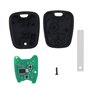 ePathChina® 433 MHz 2 Clé télécommande à 2 boutons avec puce PCF7961 et lame HU83 pour Citroën 73373067C/Peugeot 307 2000-2017