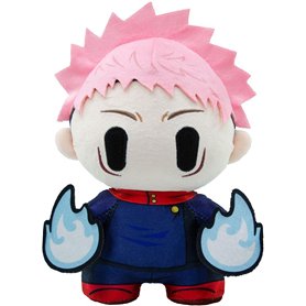 Jujutsu Kaisen Yuji Itadori Peluche unisexe Multicolore Polyester Anime Fan-Merch Série TV