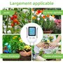 Tolesum Testeur de Sol 3 en 1, Testeur de Température et de PH pour Plantes, Capteur Hygromètre, avec Affichage LCD Rétroéclairé