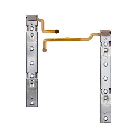 eMagTech Paire de Pièces de Rechange pour Glissière Rail de Console Rail de Glissière Droite et Gauche avec Fixation de Câble Fl