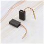 ECSiNG 2 Paires Balais de Charbon 5x10x16mm à Arrêt Automatique Pièce de Rechange Compatible avec Kress 1050 FME-P/1050 FME/800