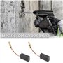 ECSiNG 2 Paires Balais de Charbon 5x10x16mm à Arrêt Automatique Pièce de Rechange Compatible avec Kress 1050 FME-P/1050 FME/800