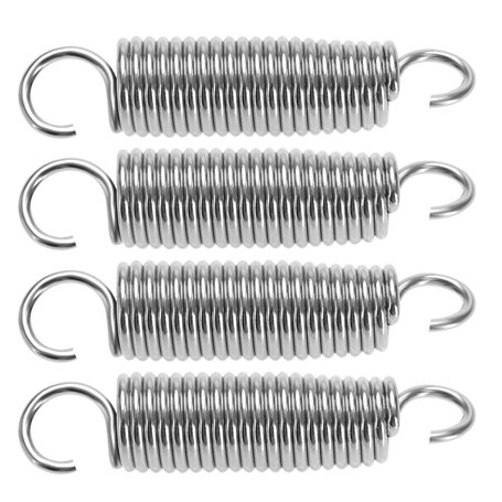 LT Easiyl 4PCS Pédale Ressort Pédale Ressort Pédale Longueur du Ressort 6.1cm Remplacement Grosse Caisse Pédale Ressort pour Piè