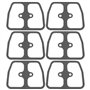 LT Easiyl Lot de 6 Joints de Couvercle de Soupape Joint de Boîtier de Culbuteur Pièce de Rechange 11060-7001 Compatible avec Kaw