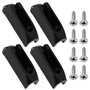 LT Easiyl Lot de 4 Taquets de Blocage Autobloquants pour Corde de Bateau avec Vis Adaptés Aux Cordes de Moins de 4 Mm