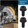 SG Store 2pcs Boulons de Lame Scie Circulaire N600011 Boulon de Serrage à Vis Compatible avec DeWalt Scie à Onglet DWS716XPS DWS
