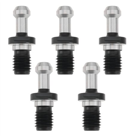 SG Store 5PCS Boutons de Retenue à Goujon de Traction Robuste CAT40 à 45 Degrés Filetage de 0