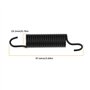 Briny River Ressort D'extension de Tendeur de Tracteur 732-04323B 732-04323 Compatible avec MTD Compatible avec Cub Cadet