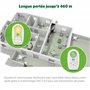 LeapFrog LF80 Babyphone Surveillance Audio Babyphone Numérique avec Deux Batteries Longue Portée Babyphone sans Caméra Capteur d